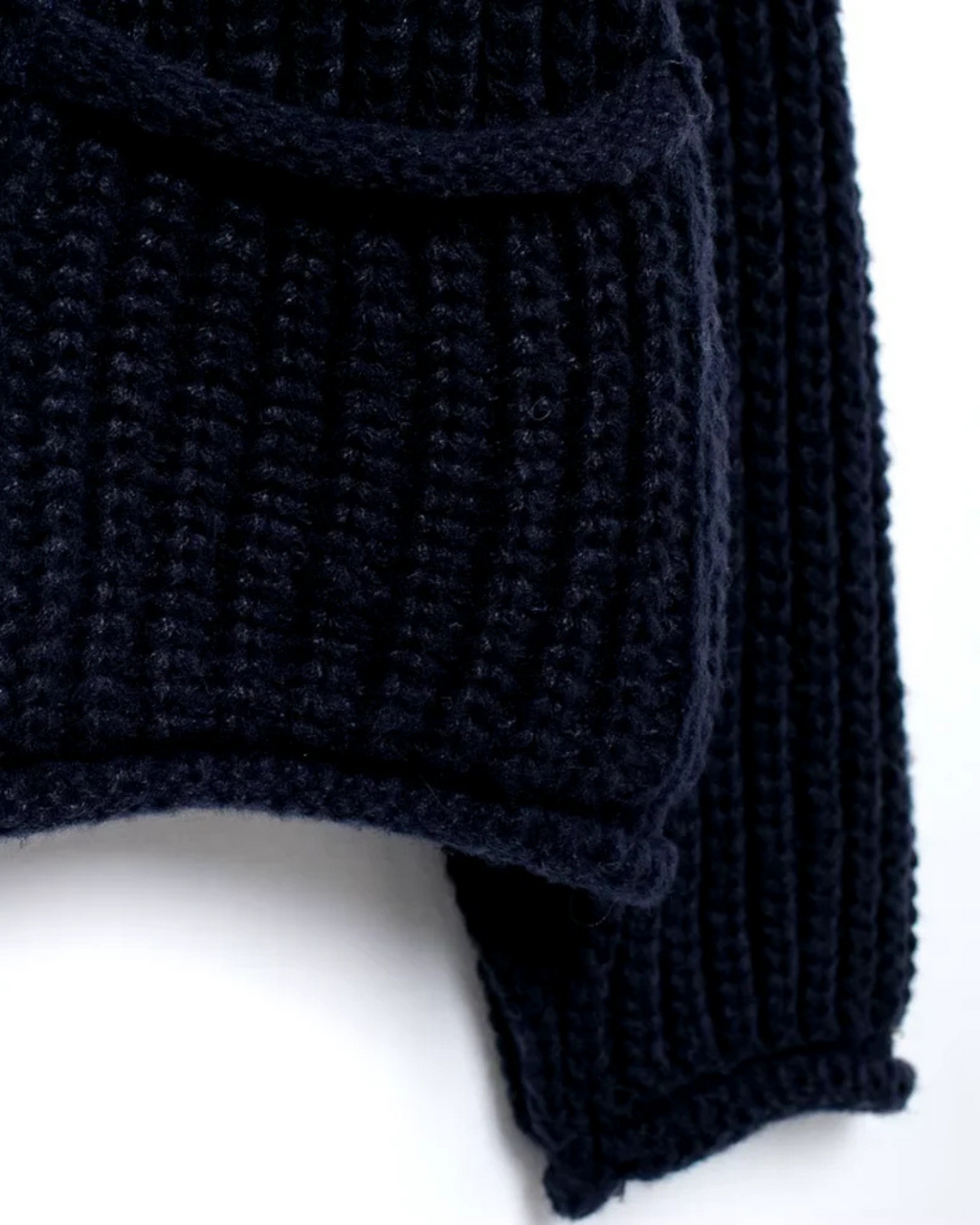 Elegante Gebreide Donkerblauwe Vest voor Dames