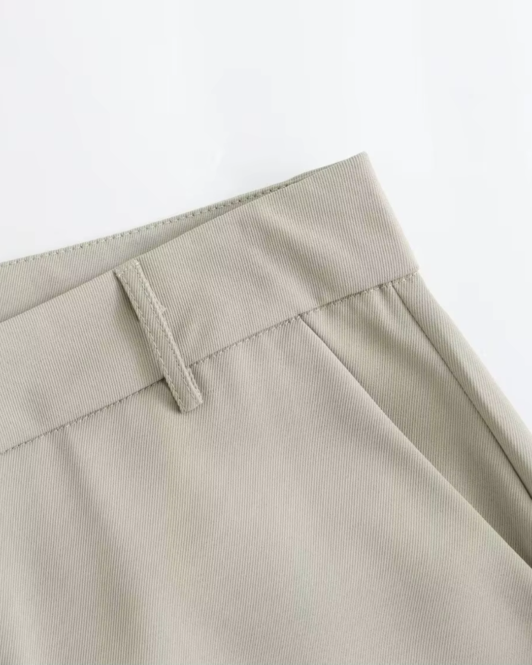 Mouwloos Vest met Hoge Taille Broek Set voor Dames