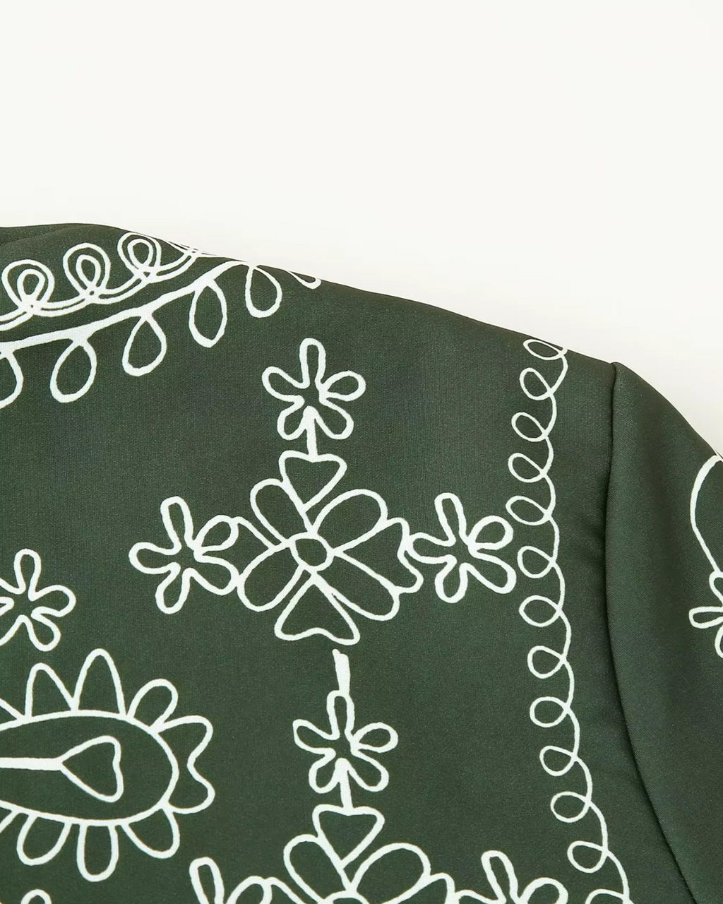 Modieuze Klassieke Katoenen Jas met Stijlvolle Print voor Dames