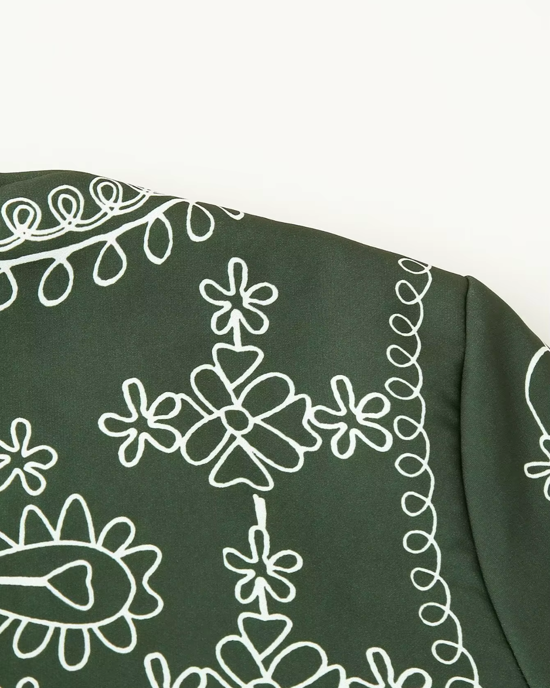 Modieuze Klassieke Katoenen Jas met Stijlvolle Print voor Dames