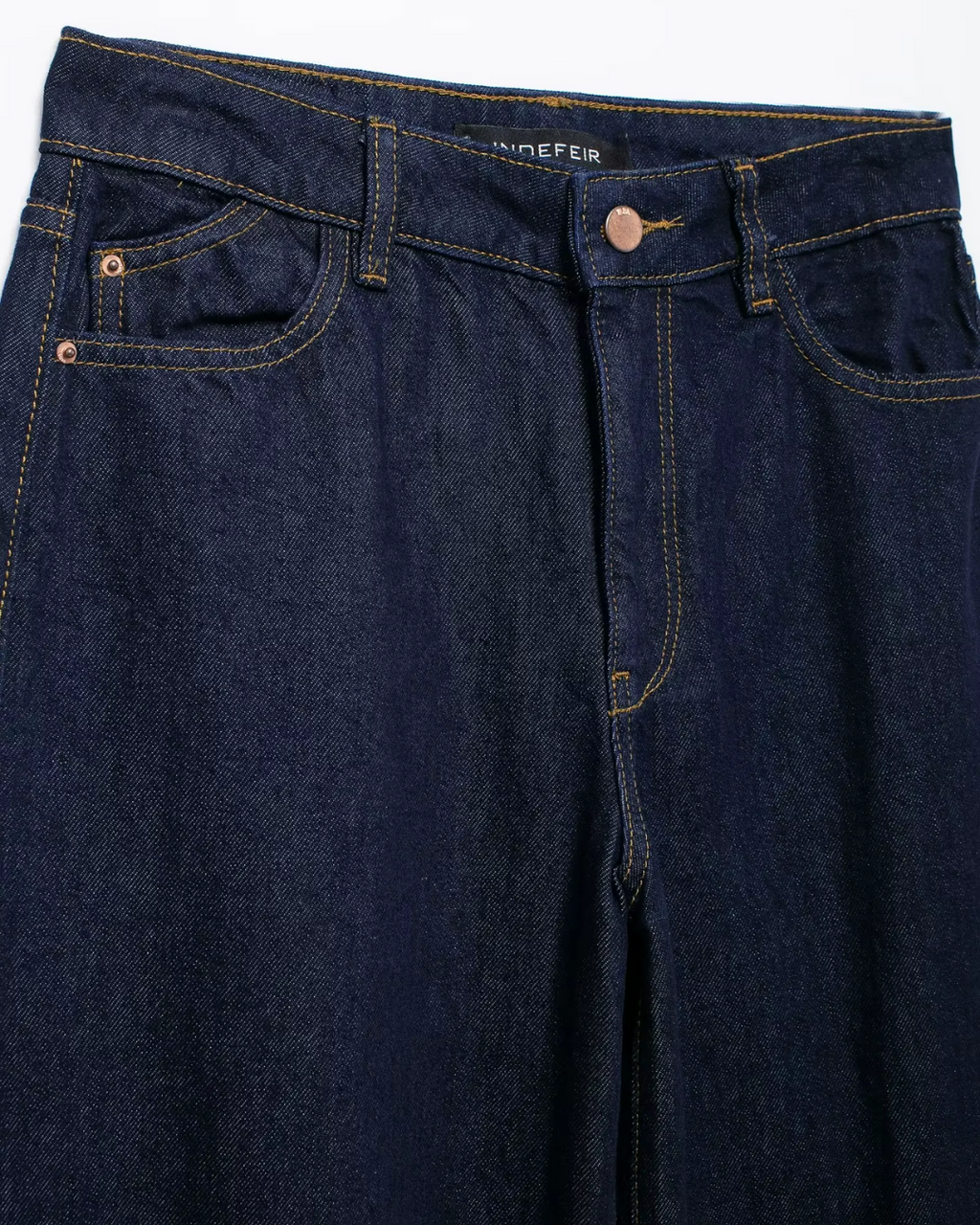 Vintage Denim Gilet en Broek Set voor Dames