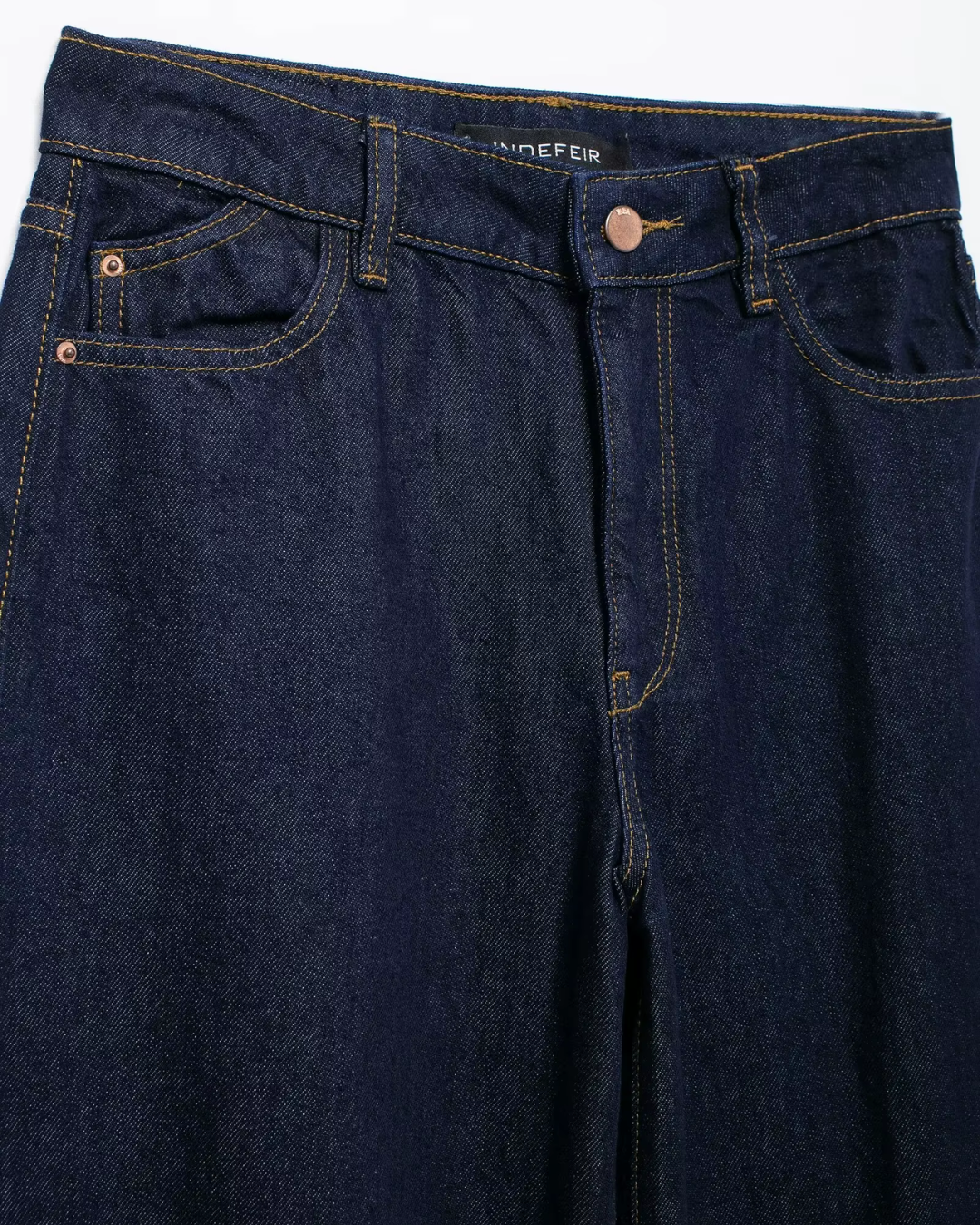 Vintage Denim Gilet en Broek Set voor Dames