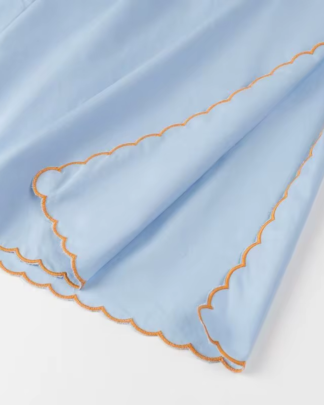 Elegante Korte Top En Rok Geborduurde Set voor Dames