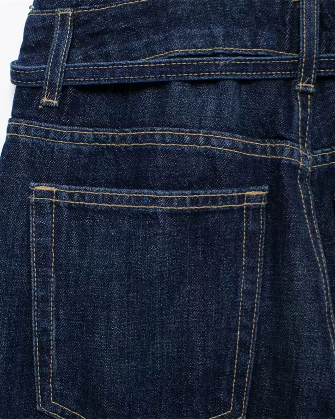 Comfortabel Denim Jumpsuit met Tailleriem voor Dames