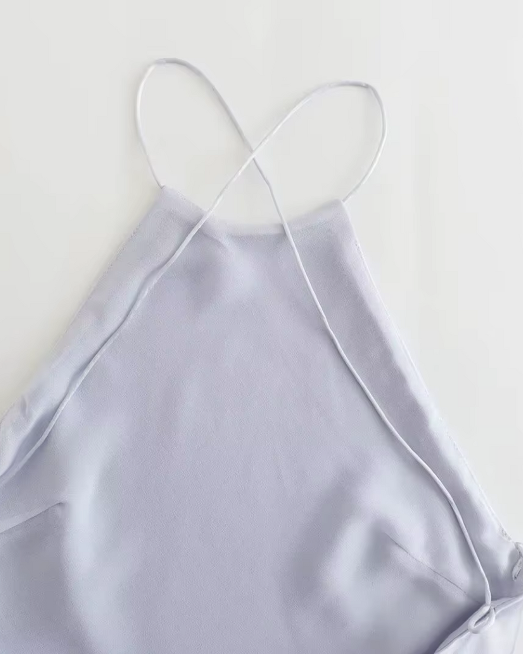 Satijnen Halter Backless Maxi Jurk voor Dames