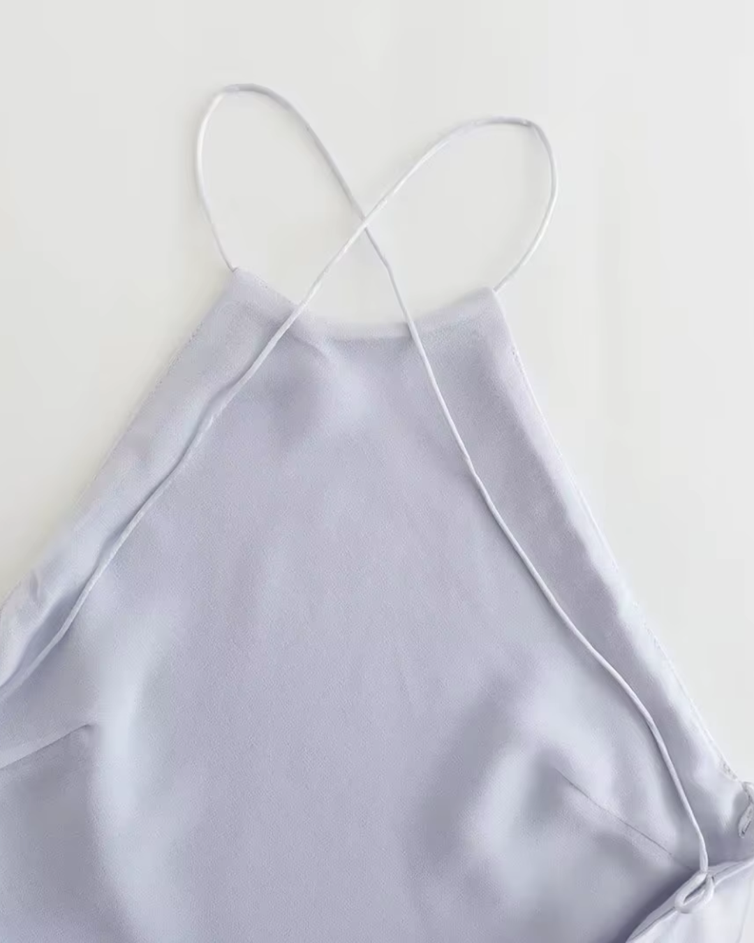 Satijnen Halter Backless Maxi Jurk voor Dames