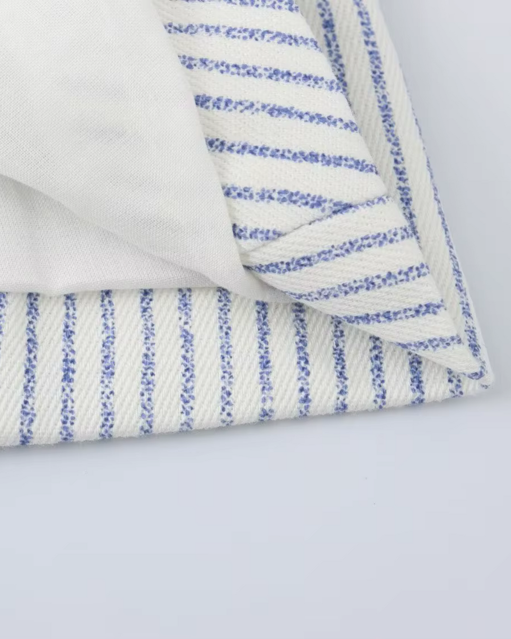 Gestreept Kort Vest met V-Hals Voor Dames